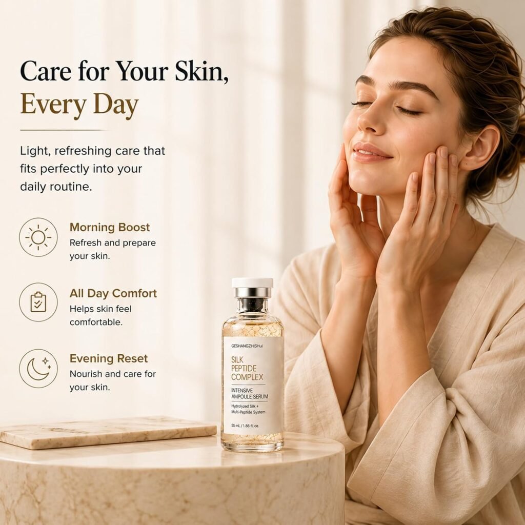 GESHANGZHIShui Silk Peptide Ampoule Serum bottle