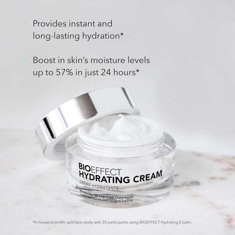 Bioeffect Hydrating Face Cream (50ml / 1.7 oz) – Oil-Free Plant-Based Anti-Aging Facial Moisturizer with Barley EGF & Hyaluronic Acid