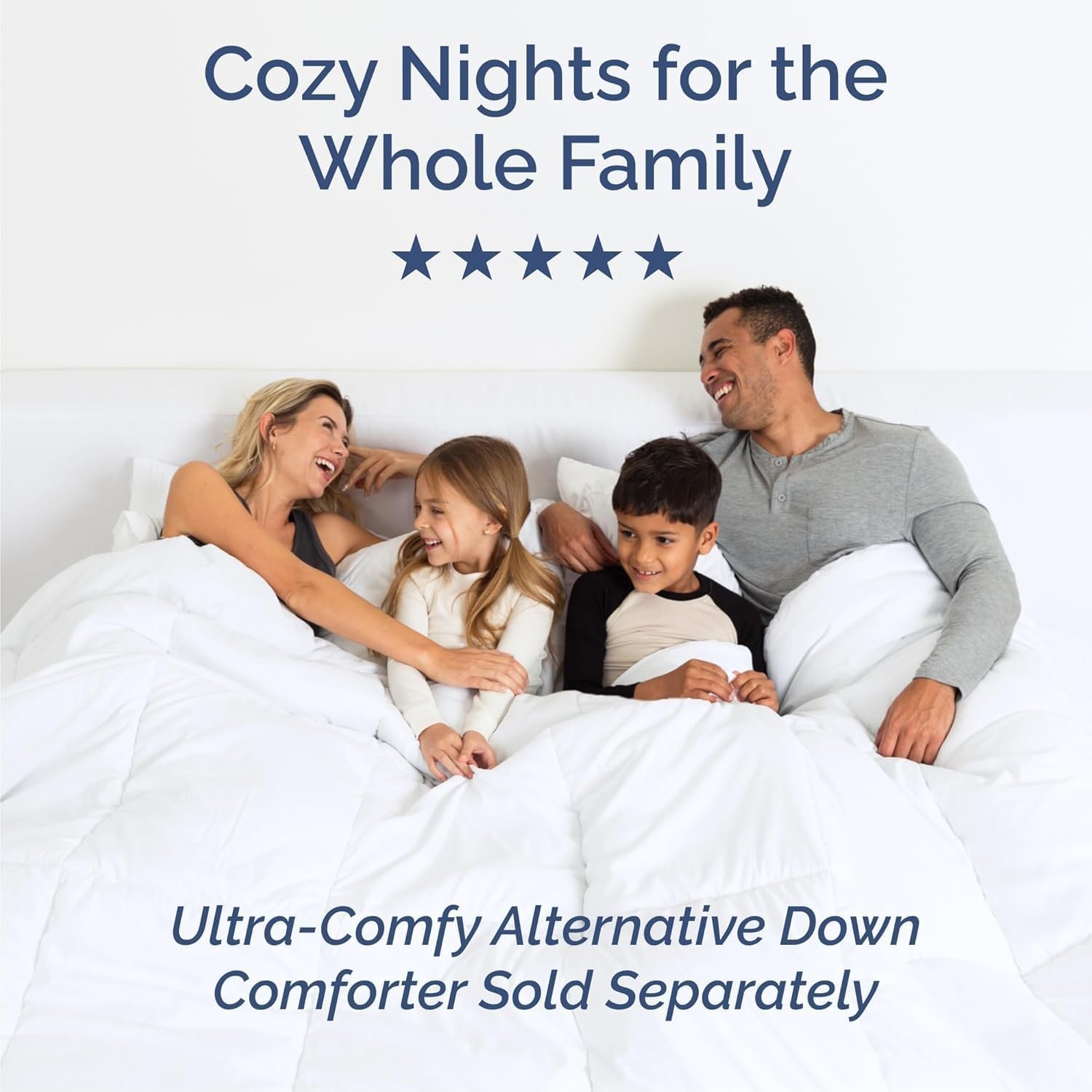 CGK Unlimited King Size 4 Piece Sheet Set in Crisp White